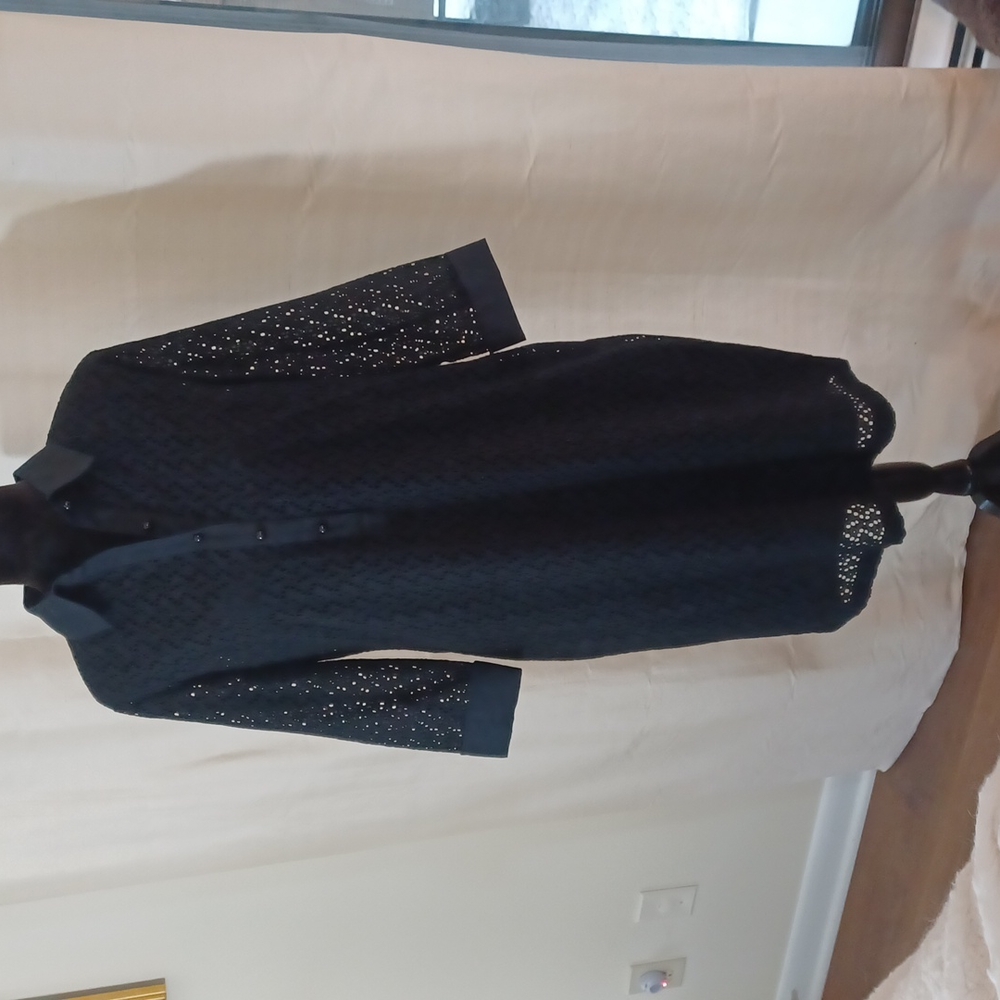 Talbots 2 piece eyelet dress